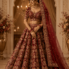 Lehenga Choli with Zardozi, Sequins